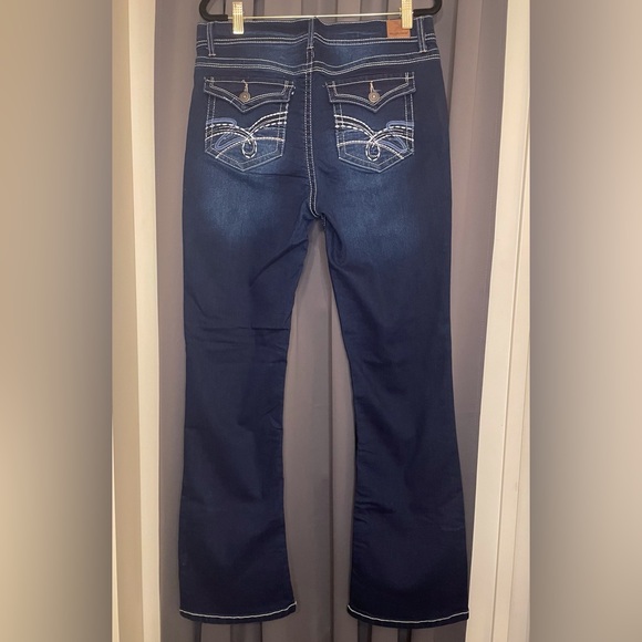Wallflower Bootcut Legendary InstaStretch Classic Fit Jeans Dark Wash Size 13 - Picture 3 of 16